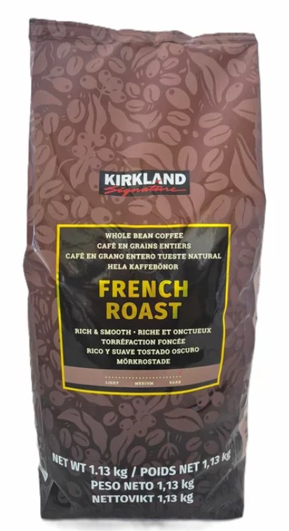 Kirkland Signature French Roast Whole Bean Coffee, 1.13kg